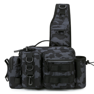Многофункциональная сумка через плечо для рыбалки на открытом воздухе, водонепроницаемый рюкзак для хранения рыболовных снастей, сумка для удочки