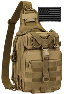 Рюкзак через плечо Tactical Sling Military MOLLE Crossbody Pack # B031