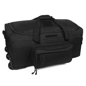 Вещевой мешок на колесиках большой емкости 75 л, военный чемодан, сверхмощная тактическая сумка со съемным чехлом # B031